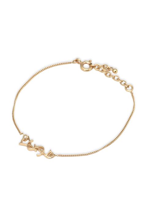 ysl dainty gold bracelet|ysl bracelets for women.